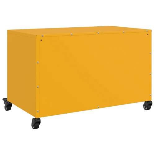 TV ormarić boja senfa 68 x 39 x 43,5 cm čelični - Žuta 1 Cijena