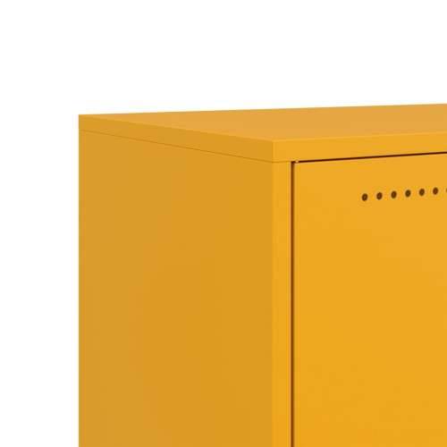 TV ormarić boja senfa 68 x 39 x 43,5 cm čelični - Žuta 1 Cijena