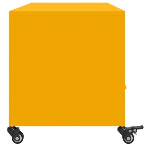 TV ormarić boja senfa 100,5x39x43,5 cm čelični - Žuta 1 Cijena