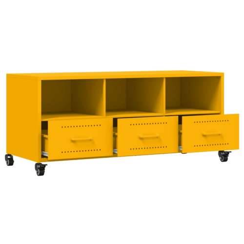 TV ormarić boja senfa 100,5x39x43,5 cm čelični - Žuta 1 Cijena