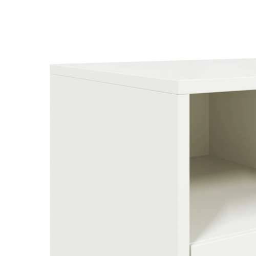 TV ormarić bijeli 100,5 x 39 x 43,5 cm čelik - Bijela 1 Cijena