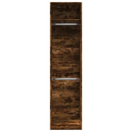 Ormar boja dimljenog hrasta 50x50x200 cm od konstruiranog drva - Dimljeni hrast 50 x 50 x 200 cm 1 1 polica Cijena