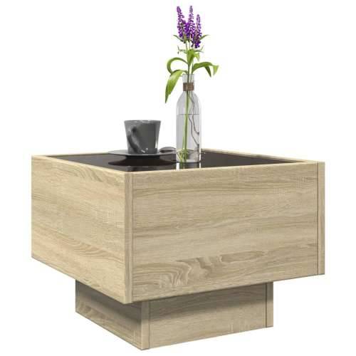 Bočni stolić LED boja hrasta 40 x 40 x 30 cm konstruirano drvo - sonoma hrast 40 x 40 x 30 cm 1 Cijena