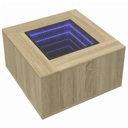 Stolić za kavu LED boja hrasta 60x60x40 cm konstruirano drvo sonoma hrast 60 x 60 x 40 cm 1 Cijena