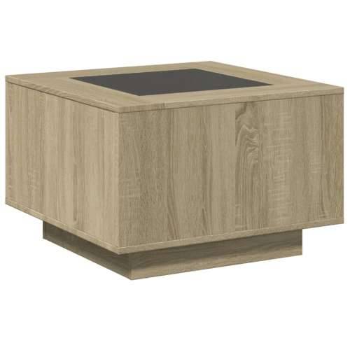 Stolić za kavu LED boja hrasta 60x60x40 cm konstruirano drvo sonoma hrast 60 x 60 x 40 cm 1 Cijena