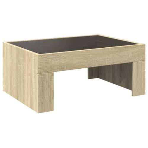 Stolić s beskonačnim LED svjetlima boja hrasta 70x50x30 cm - sonoma hrast 1 70 cm 50 cm Cijena