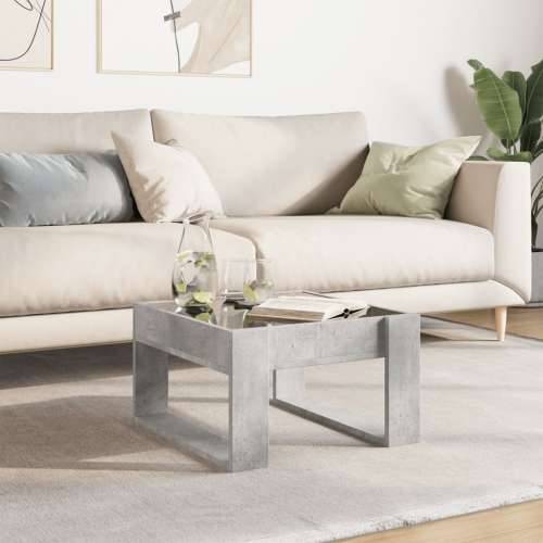 Stolić s beskonačnim LED siva boja betona 50x53x30 cm Beton siva 1 50 cm Cijena