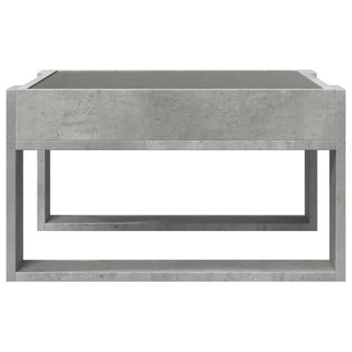 Stolić s beskonačnim LED siva boja betona 50x53x30 cm Beton siva 1 50 cm Cijena