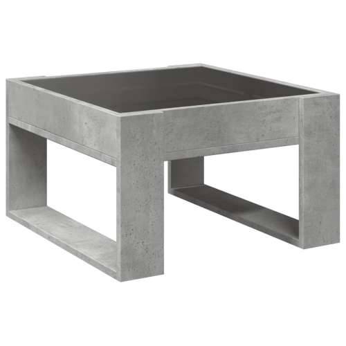 Stolić s beskonačnim LED siva boja betona 50x53x30 cm Beton siva 1 50 cm Cijena