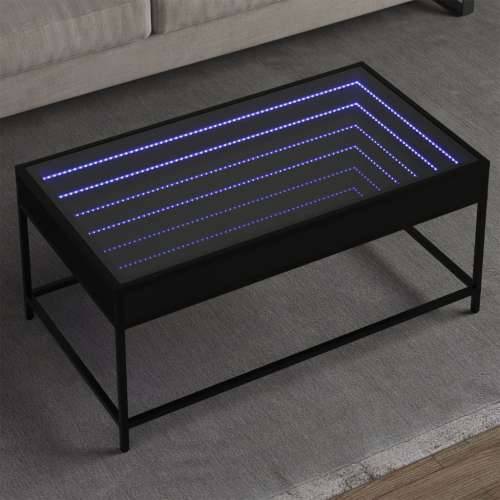 Stolić za kavu s beskonačnim LED svjetlima crni 90x50x41 cm Crna 90 x 50 x 41 cm 1 Cijena