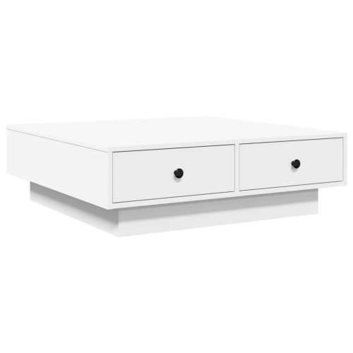 Stolić za kavu bijeli 90 x 90 x 28 cm od konstruiranog drva - Bijela 90 x 90 x 28 cm 1 Cijena