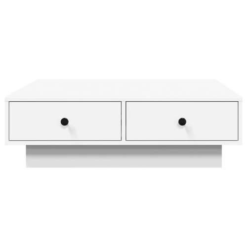 Stolić za kavu bijeli 90 x 90 x 28 cm od konstruiranog drva - Bijela 90 x 90 x 28 cm 1 Cijena