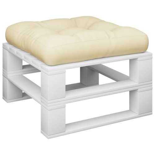 Jastuk za palete krem 50 x 50 x 12 cm od tkanine - Krema 50 x 50 x 12 cm 1 Cijena