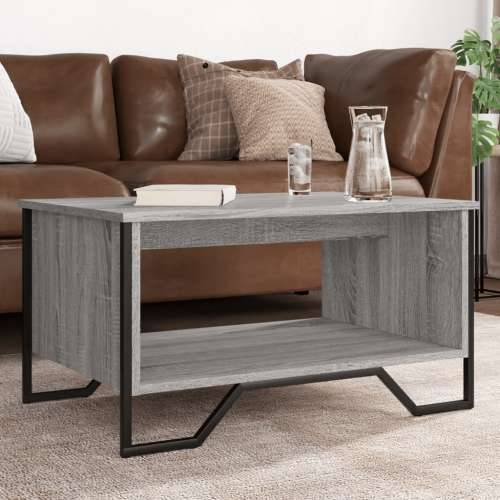 Stolić za kavu boja hrasta 75x51x40 cm konstruirano drvo - Sivi hrast sonoma 1 75 cm Cijena