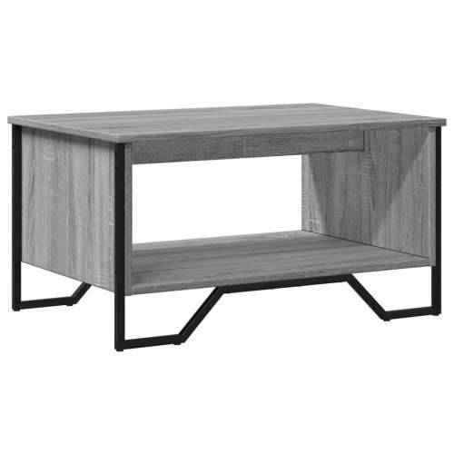 Stolić za kavu boja hrasta 75x51x40 cm konstruirano drvo - Sivi hrast sonoma 1 75 cm Cijena