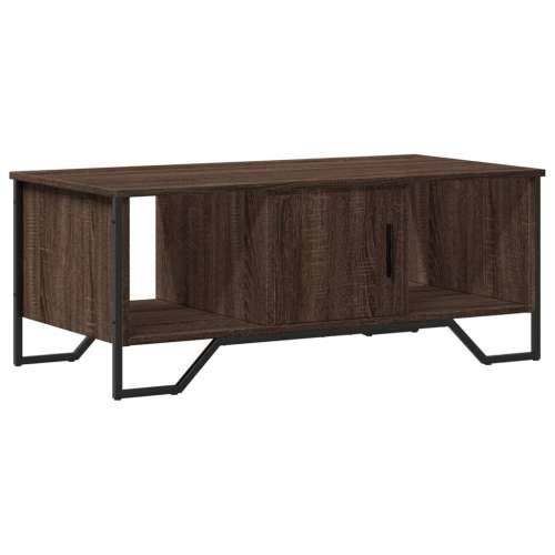 Stolić za kavu smeđa boja hrasta 100x51x40 cm konstruirano drvo - Smeđi hrast 1 Cijena