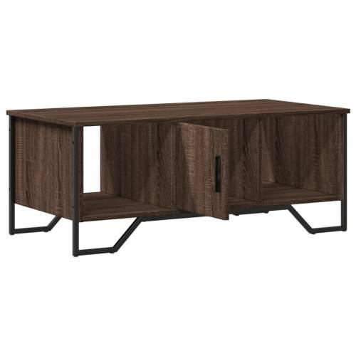 Stolić za kavu smeđa boja hrasta 100x51x40 cm konstruirano drvo - Smeđi hrast 1 Cijena