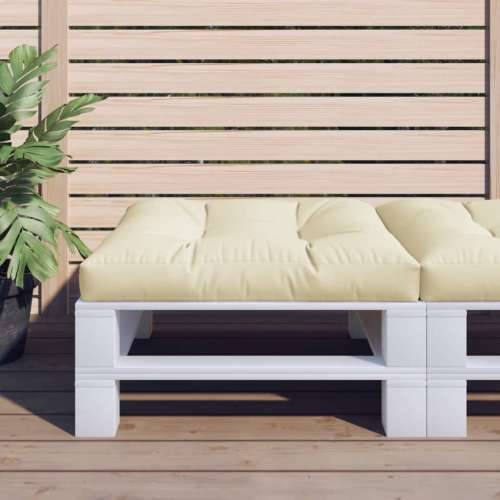 Jastuk za palete krem 70 x 70 x 12 cm od tkanine - Krema 70 x 70 x 12 cm 1 Cijena