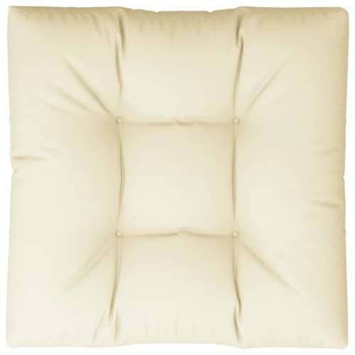 Jastuk za palete krem 70 x 70 x 12 cm od tkanine - Krema 70 x 70 x 12 cm 1 Cijena