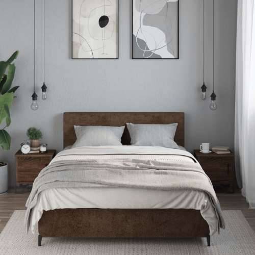 Noćni ormarići 2 kom boja smeđeg hrasta 40x30x40 cm drveni - Smeđi hrast 2 Cijena