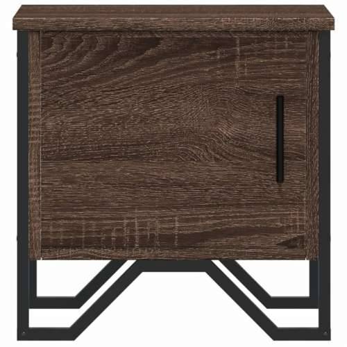 Noćni ormarići 2 kom boja smeđeg hrasta 40x30x40 cm drveni - Smeđi hrast 2 Cijena