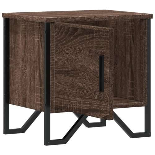 Noćni ormarići 2 kom boja smeđeg hrasta 40x30x40 cm drveni - Smeđi hrast 2 Cijena