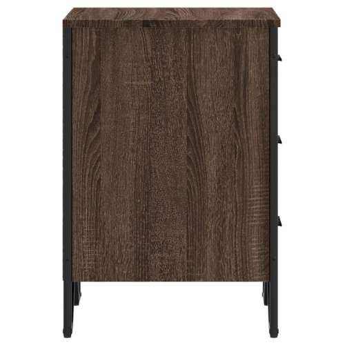 Noćni ormarić smeđa boja hrasta 40x41x60 cm konstruirano drvo - Smeđi hrast 1 Cijena