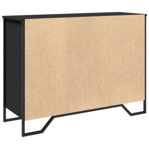 Komoda crna 101 x 35,5 x 74,5 cm od konstruiranog drva - Crna 1 101 cm Cijena