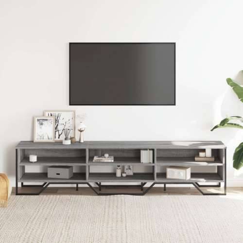 TV ormarić siva boja hrasta 180x34x41 cm konstruirano drvo - Sivi hrast sonoma 1 180 cm Cijena