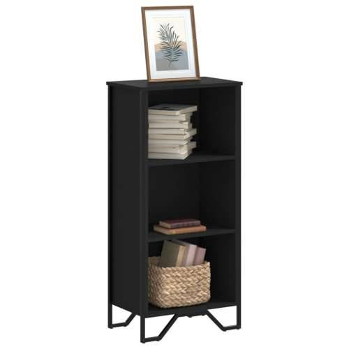 Regal za knjige crni 50 x 31 x 106 cm od konstruiranog drva - Crna 1 106 cm 50 cm Cijena