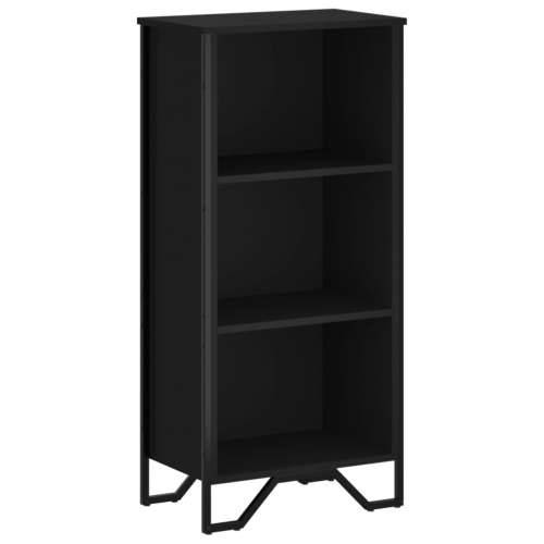 Regal za knjige crni 50 x 31 x 106 cm od konstruiranog drva - Crna 1 106 cm 50 cm Cijena