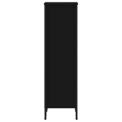 Regal za knjige crni 50 x 31 x 106 cm od konstruiranog drva - Crna 1 106 cm 50 cm Cijena