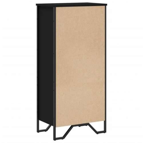 Regal za knjige crni 50 x 31 x 106 cm od konstruiranog drva - Crna 1 106 cm 50 cm Cijena