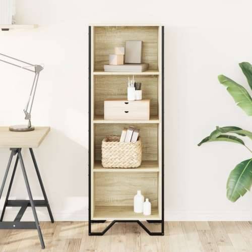 Regal za knjige boja hrasta 50x31x137,5cm od konstruiranog drva - sonoma hrast 1 137.5 cm 50 cm Cijena