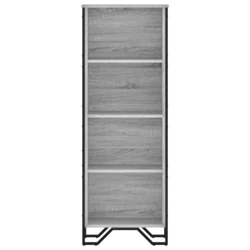 Regal za knjige boja hrasta 50x31x137,5 cm konstruirano drvo - Sivi hrast sonoma 1 137.5 cm 50 cm Cijena
