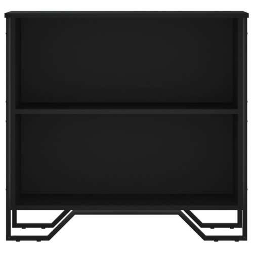 Regal za knjige crni 80x31x74,5 cm od konstruiranog drva - Crna 1 74.5 cm 80 cm Cijena