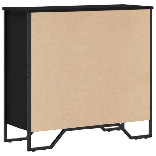 Regal za knjige crni 80x31x74,5 cm od konstruiranog drva - Crna 1 74.5 cm 80 cm Cijena