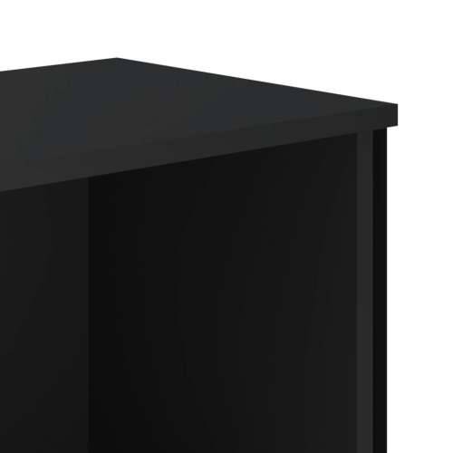 Regal za knjige crni 80x31x74,5 cm od konstruiranog drva - Crna 1 74.5 cm 80 cm Cijena