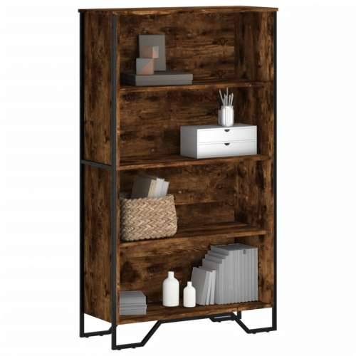 Regal za knjige boja hrasta 80x31x137,5 cm konstruirano drvo - Dimljeni hrast 1 137.5 cm 80 cm Cijena