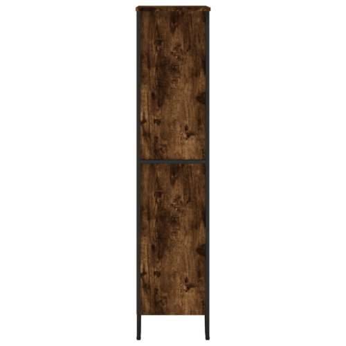 Regal za knjige boja hrasta 80x31x137,5 cm konstruirano drvo - Dimljeni hrast 1 137.5 cm 80 cm Cijena