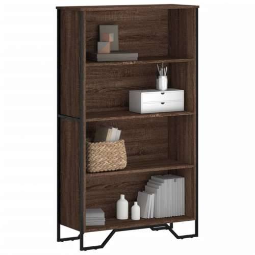 Regal za knjige boja hrasta 80x31x137,5 cm konstruirano drvo - Smeđi hrast 1 137.5 cm 80 cm Cijena