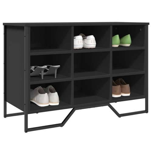 Ormarić za cipele crni 90x38x61,5 cm od konstruiranog drva - Crna 1 61.5 cm Cijena