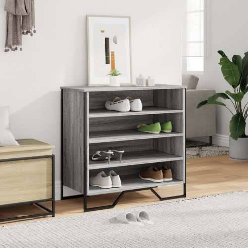 Ormarić za cipele boja hrasta 80x38x78 cm konstruirano drvo - Sivi hrast sonoma 1 Cijena