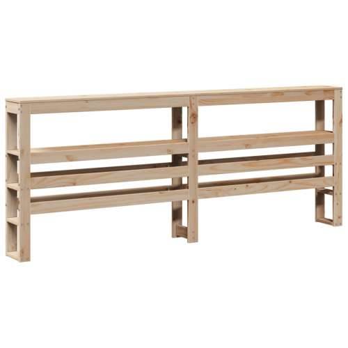 Uzglavlje s policama 180 cm od masive borovine - Prirodna 186 x 19 x 82 cm 1 Cijena