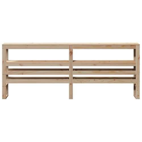 Uzglavlje s policama 180 cm od masive borovine - Prirodna 186 x 19 x 82 cm 1 Cijena