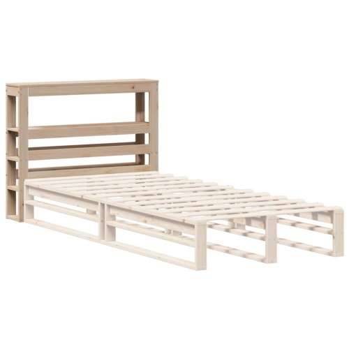 Uzglavlje s policama 90 cm od masive borovine - Prirodna 96 x 19 x 82 cm 1 Cijena