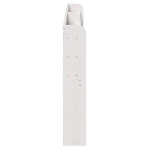 Uzglavlje s policama bijeli 200 cm od masive borovine - Bijela 210 x 16 x 82 cm 1 Cijena