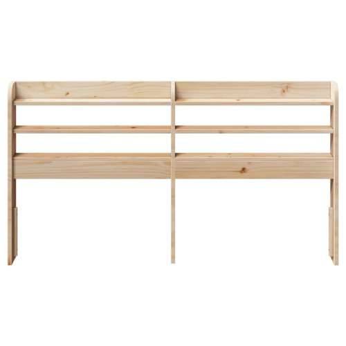 Uzglavlje s policama 135 cm od masive borovine - Prirodna 145 x 16 x 82 cm 1 Cijena