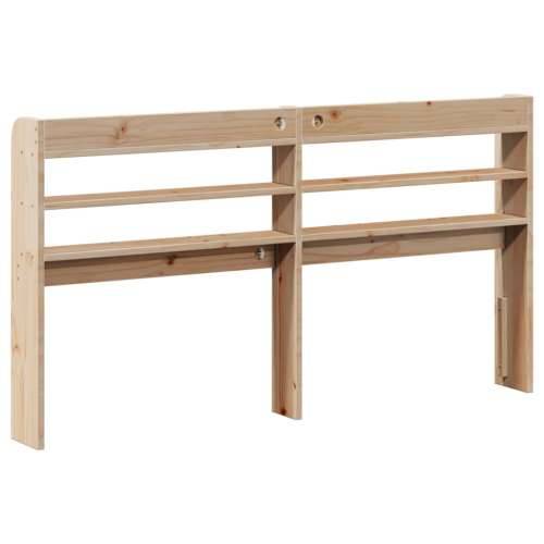 Uzglavlje s policama 135 cm od masive borovine - Prirodna 145 x 16 x 82 cm 1 Cijena