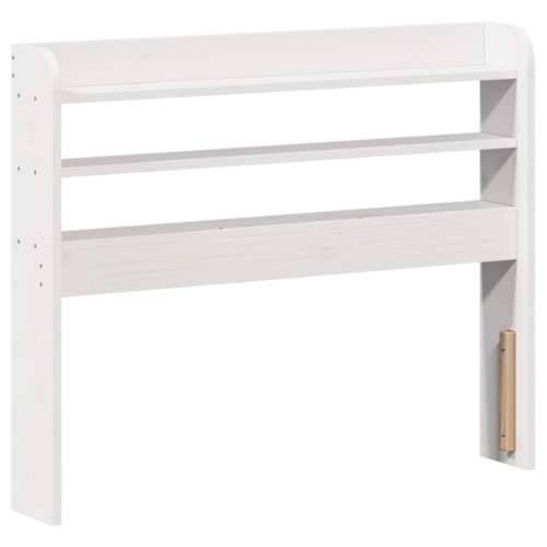 Uzglavlje s policama bijeli 75 cm od masive borovine - Bijela 85 x 16 x 82 cm 1 Cijena